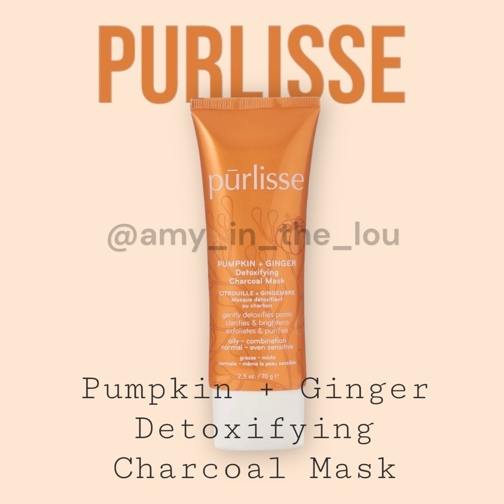 Detoxifying Charcoal Mask with Pumpkin & Ginger by Purlisse